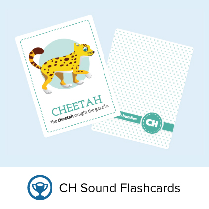 Flashcards for the ch sound