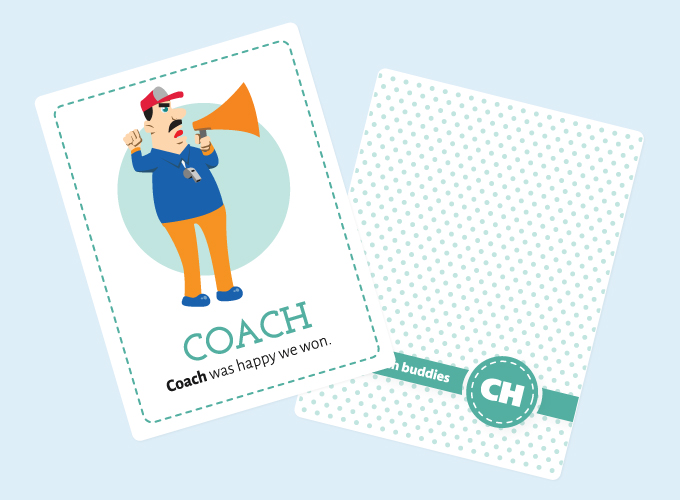 Cheetah Flash Cards: Coach