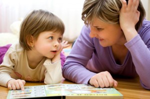 Speech Therapist Working with Child