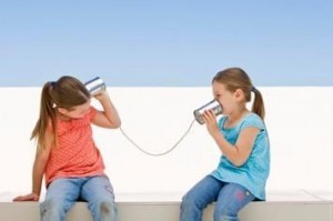 Children Playing Telephone