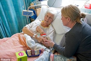 Caregiver With Elderly Patient