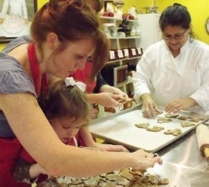 Mother Baking with Child