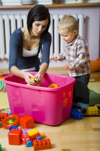 Speech Therapist Working with Child