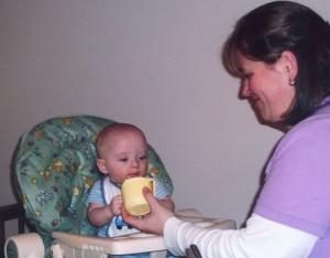 Mother Feeding a Baby