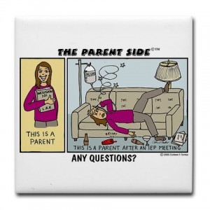 Cartoon of Parent After IEP Meeting