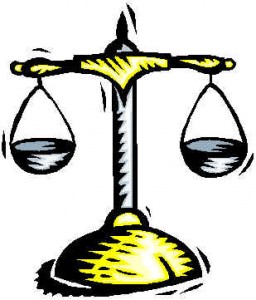 Scales of Justice Cartoon