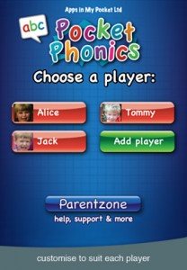 Pocket Phonics App Screenshot