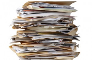 Stack of IEP Paperwork