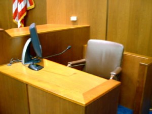 Empty Witness Chair