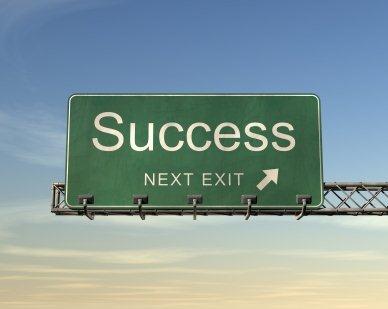 Success Next Exit Sign