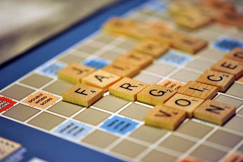 Jargon on Scrabble Board