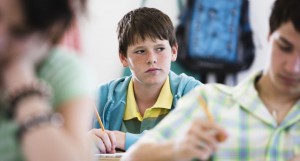 Distracted Child in Classroom Distracted Child in Classroom