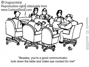 Eye Contact Cartoon