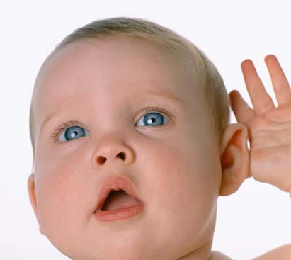 Baby with Hearing Loss