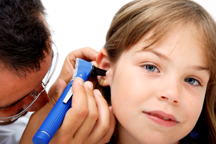 Child with an Audiologist