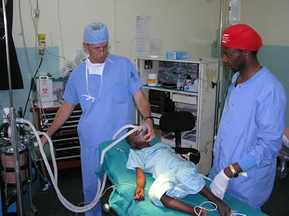 Child Receiving Anesthesia