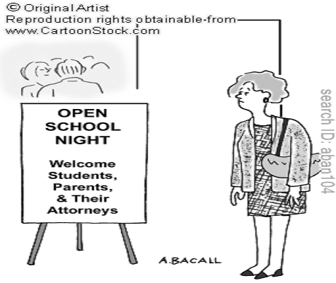Parent-Teacher Conference Cartoon