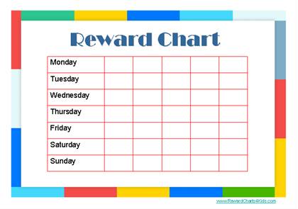 This and more Reward Charts available on Reward Charts 4 Kids