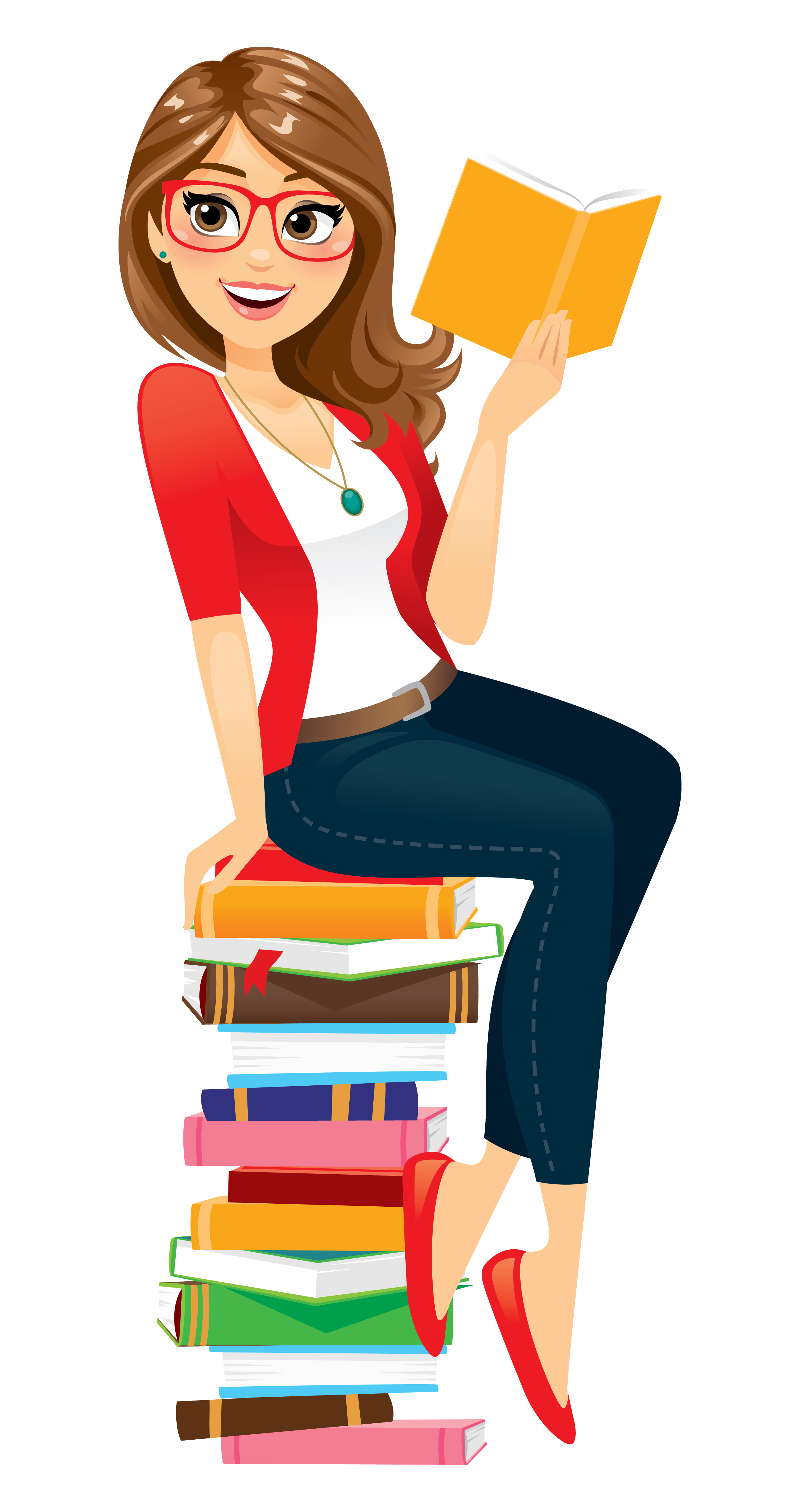 clipart woman reading book - photo #9