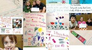 Letters from Speech Buddy kids