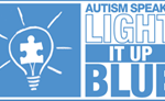 Autism Speaks, Light it up Blue