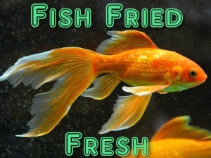 Fish fried fresh