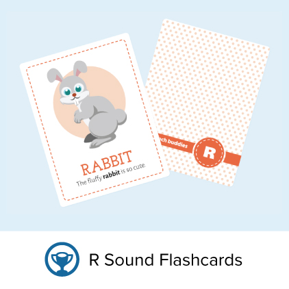 Flashcards for the r sound