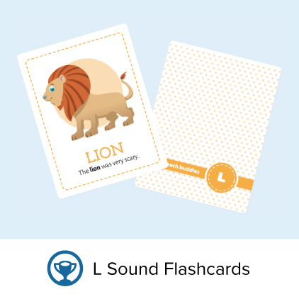 Flashcards for the l sound