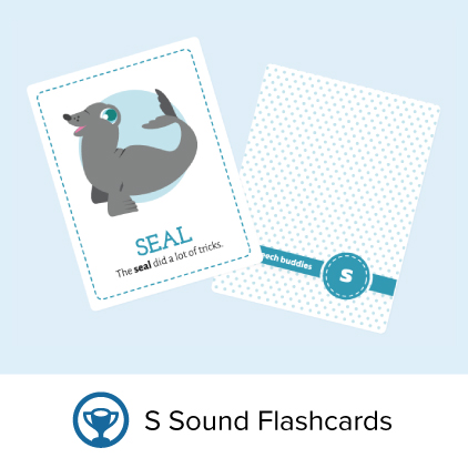 Flashcards for the s sound